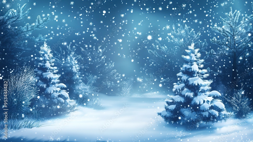 Winter christmas background. Snow winter background for new year and christmas Winter christmas background. Snow winter background for new year and christmas