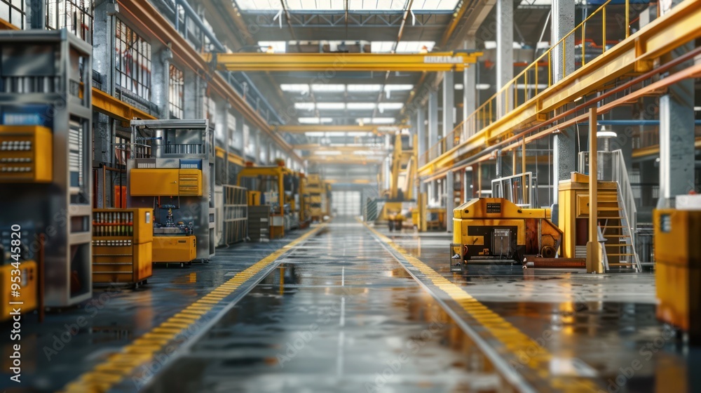 Industrial Factory Interior Industrial Factory Interior