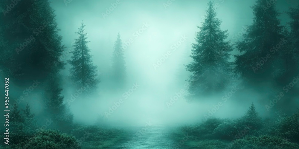 Chilly forested area. Chilly forested area.