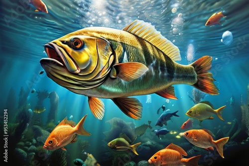 quantum fishing where fish exist in multiple states caught in a