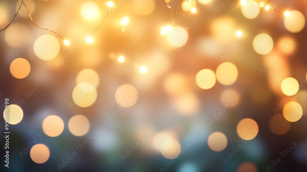 Abstract cream background with blurry festival lights and outdoor celebration bokeh - abstract background with bokeh Abstract cream background with blurry festival lights and outdoor celebration bokeh - abstract background with bokeh