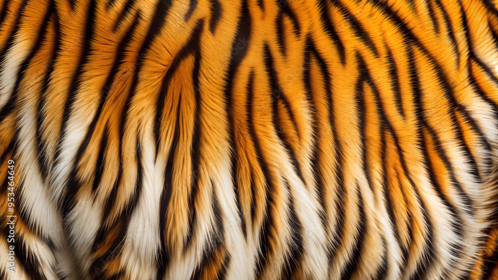 Photorealistic Tiger Skin Background, Detailed Texture, Exotic Animal Print Photorealistic Tiger Skin Background, Detailed Texture, Exotic Animal Print