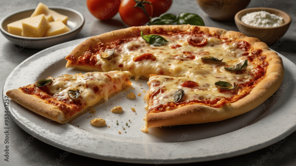 pizza with salami and cheese pizza with salami and cheese
