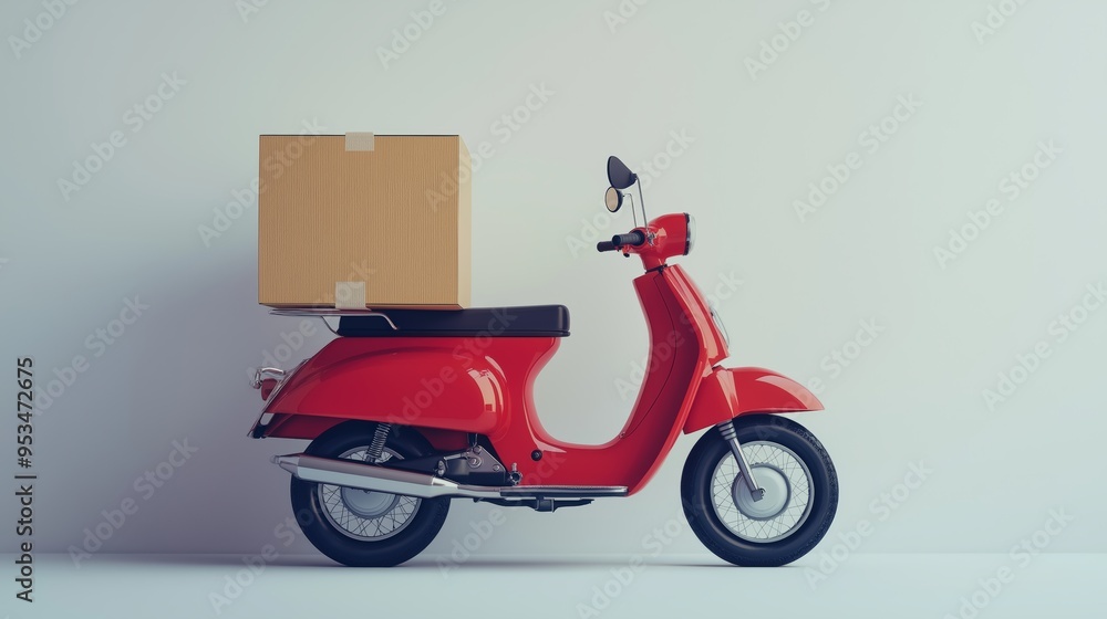 Delivery white background studio light stock photo Delivery white background studio light stock photo
