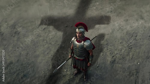 Roman Soldier and the Cross