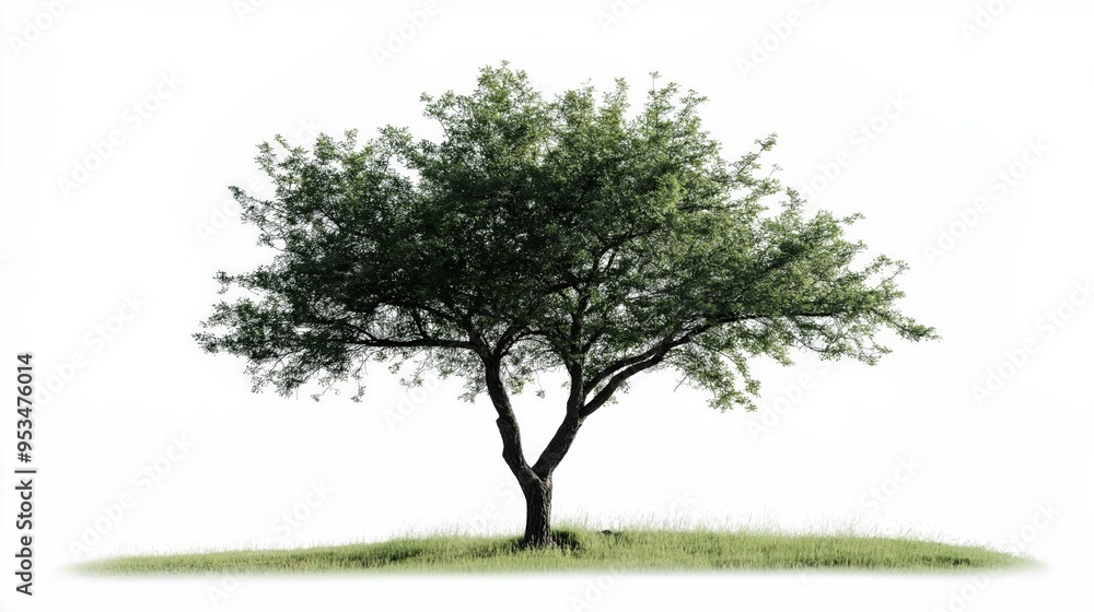 Tree photo on white background Tree photo on white background