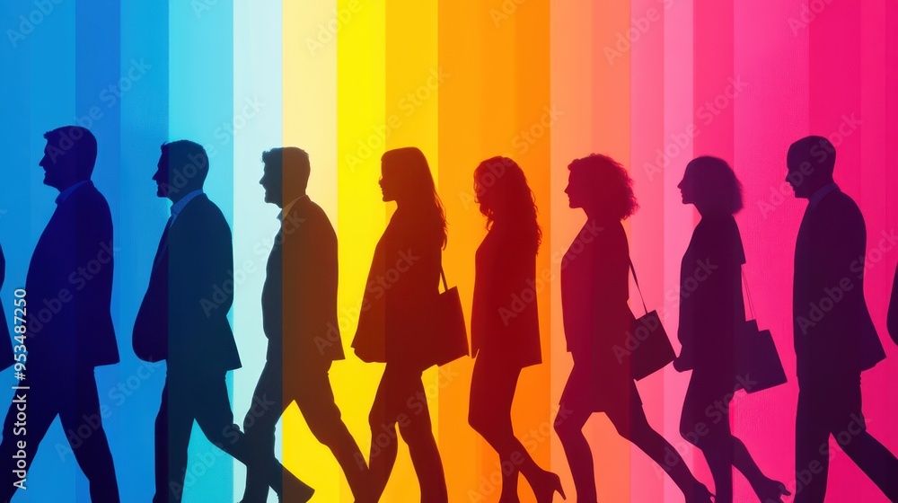 Silhouettes Walking: Visualizing Progressive Movements in Human Resource Development Silhouettes Walking: Visualizing Progressive Movements in Human Resource Development