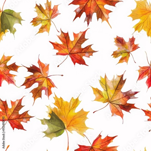 autumn leaves background. Colorful seasonal autumn background pattern