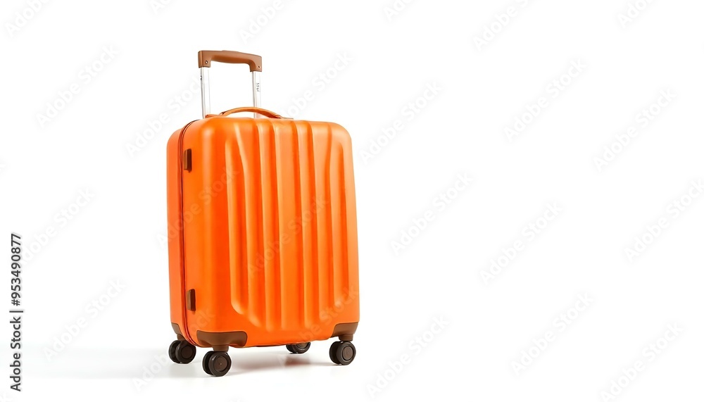 Holiday suitcase isolated on white background Holiday suitcase isolated on white background