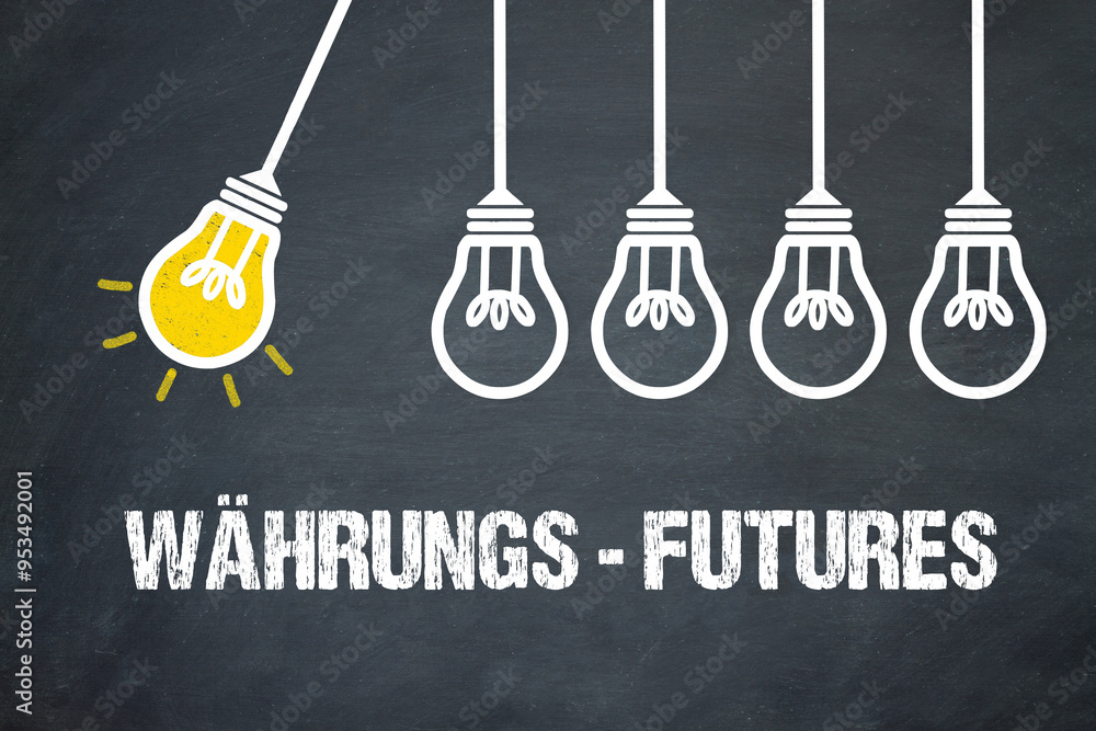 Fototapeta premium Währungs-Futures 