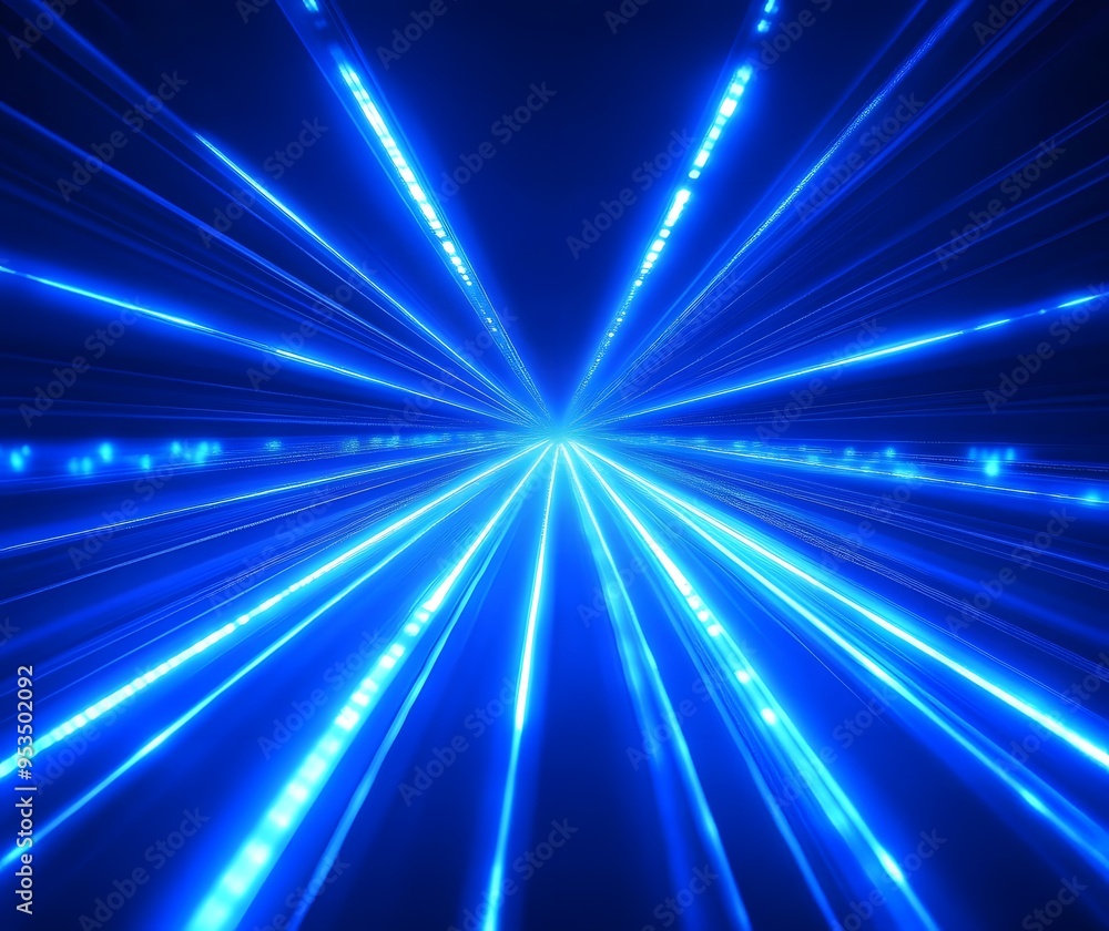 custom made wallpaper toronto digitalBlue light speed background with glowing lines, blue abstract technology banner design for digital video and film production, motion graphics or futuristic website template