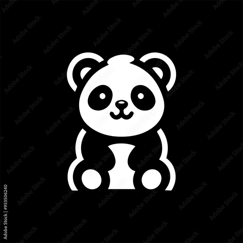 panda for logo vector panda for logo vector