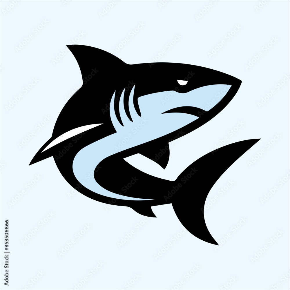 Obraz premium shark illustration