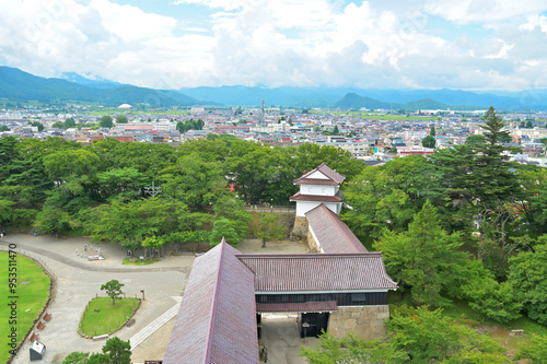 鶴ヶ城天守閣からの眺め　福島県会津若松市 photo