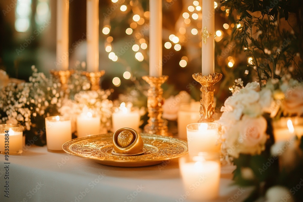 Eucharistic Host Altar Display Christianity Religion Spiritual Symbol Eucharistic Host Altar Display Christianity Religion Spiritual Symbol