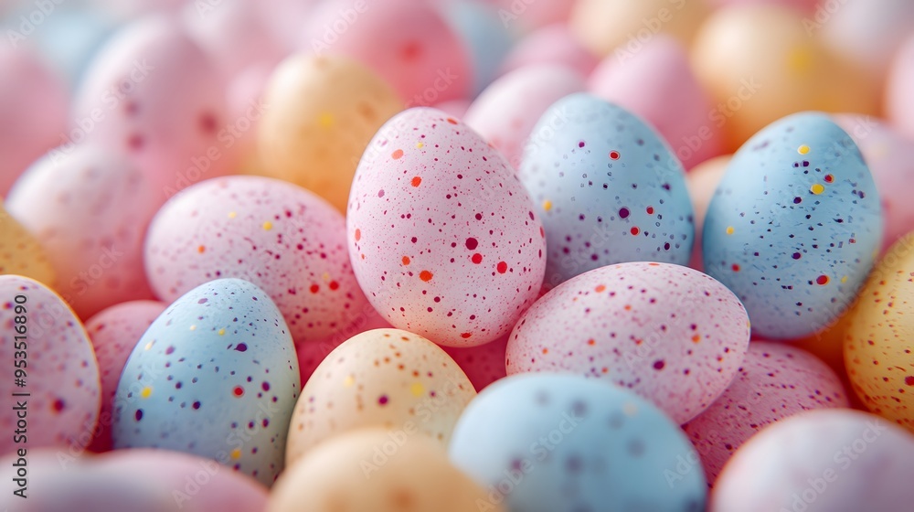 Colorful Easter Eggs Close Up Macro Photography Colorful Easter Eggs Close Up Macro Photography