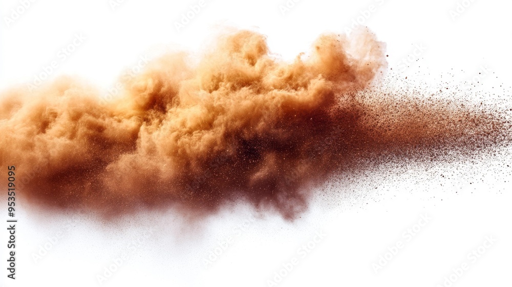 Brown Dust Cloud Explosion Generative AI Brown Dust Cloud Explosion Generative AI