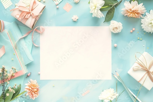 Colorful invitation template