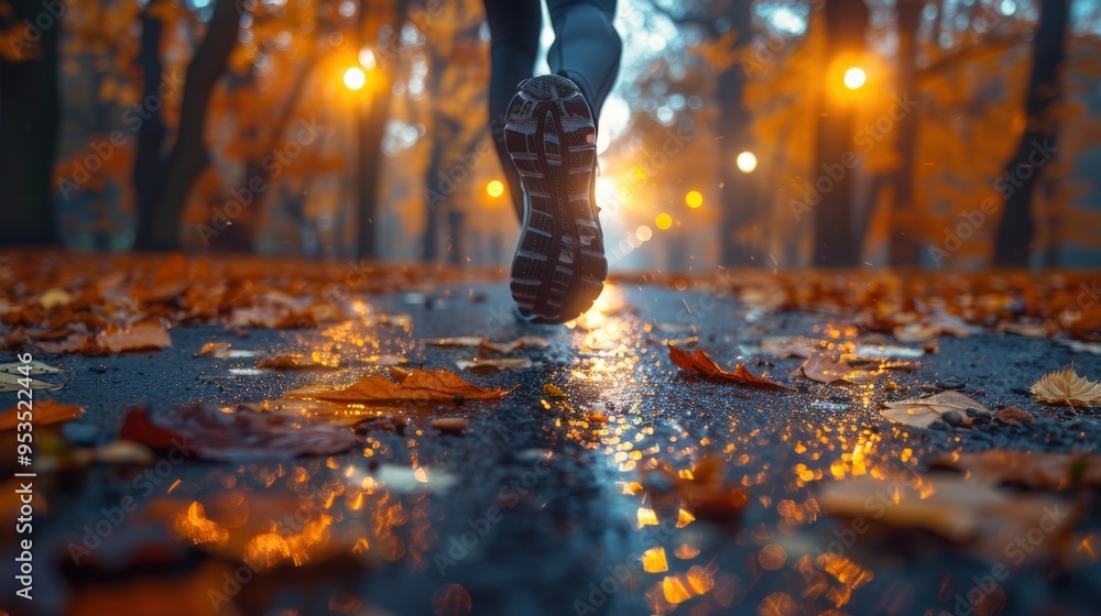 Morning run in the Park, fitness and outdoor activities. Morning run in the Park, fitness and outdoor activities.