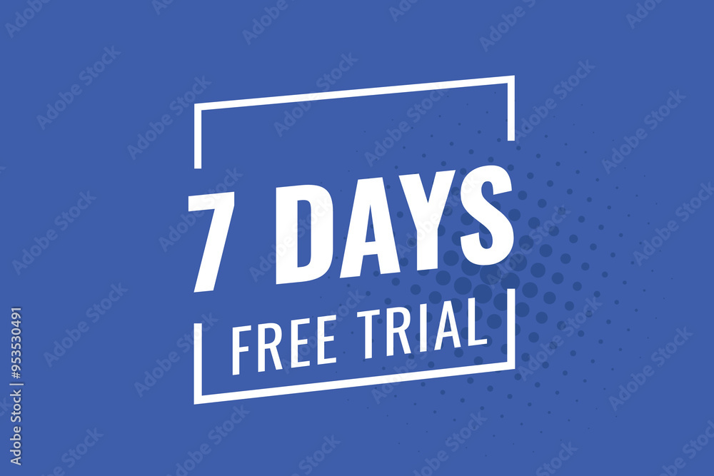 7 day free trial banner design. 7 days free banner background
7 day free trial banner design. 7 days free banner background