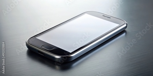 A close-up shot of a sleek, modern cell phone with a blank screen, technology, communication, device, mobile