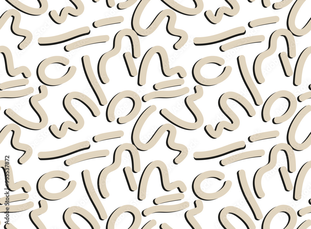 Abstract geometric pattern. Line stroke pattern Abstract geometric pattern. Line stroke pattern