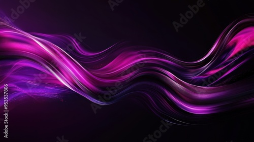 Abstract Purple and Pink Wave