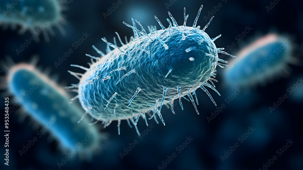 Close up of Bacteria Under Microscope Close up of Bacteria Under Microscope