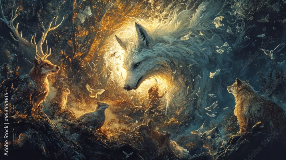 Enchanted Forest: A Gathering of Animals Enchanted Forest: A Gathering of Animals