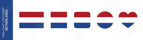 Flag of Netherlands or Holland