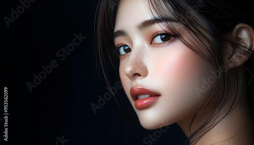 Wallpaper Mural A beautiful asia woman with glowing skin Torontodigital.ca