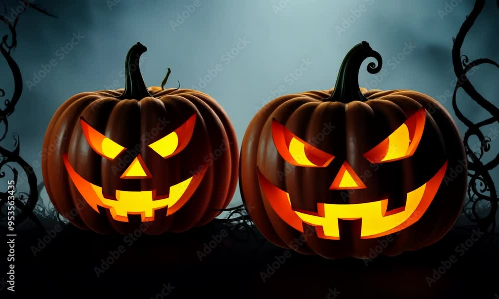 Spooky Jack-o'-Lanterns Spooky Jack-o'-Lanterns