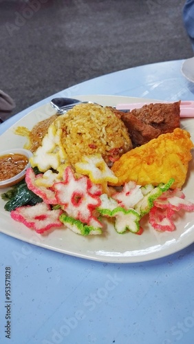 Nasi Padang, in the food court