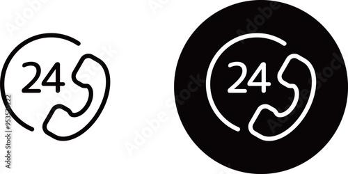 24時間電話受付のアイコン