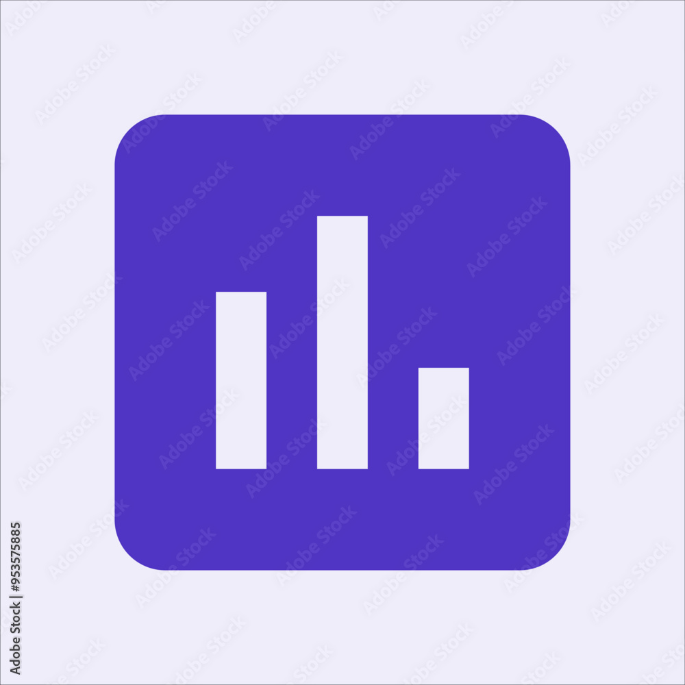 chart icon vector blue chart icon vector blue