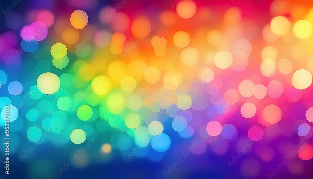 Colorful circles and lights background Colorful circles and lights background