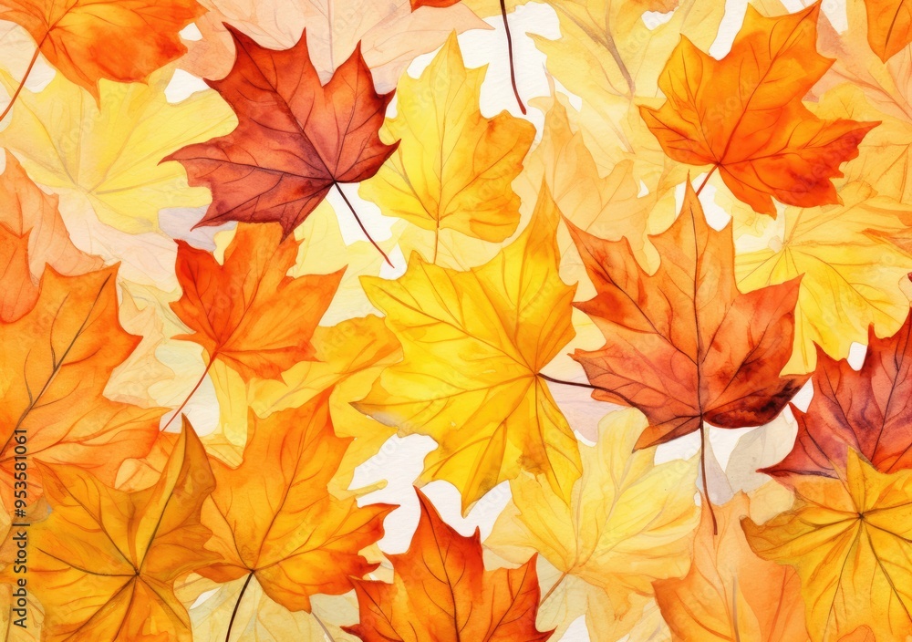 Autumn leaves background Autumn leaves background