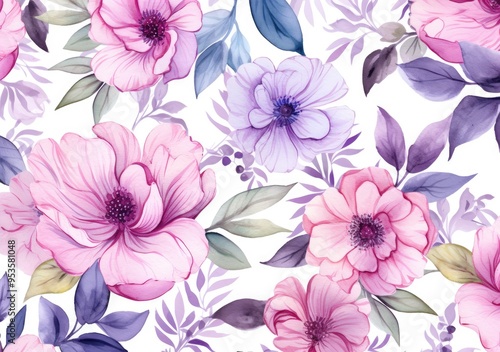 Wallpaper Mural Beautiful luxury floral background with beautiful wild and garden flowers. For the design of cards, invitations, congratulations. Torontodigital.ca