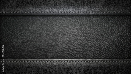 Wallpaper Mural Sleek and edgy black leather background , luxury, texture, material, fashion, dark, stylish, elegant, backdrop, smooth, chic, modern Torontodigital.ca