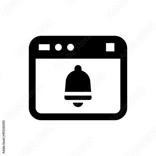 Web notification icon