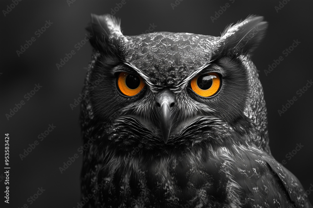 Naklejka premium Owl portrait