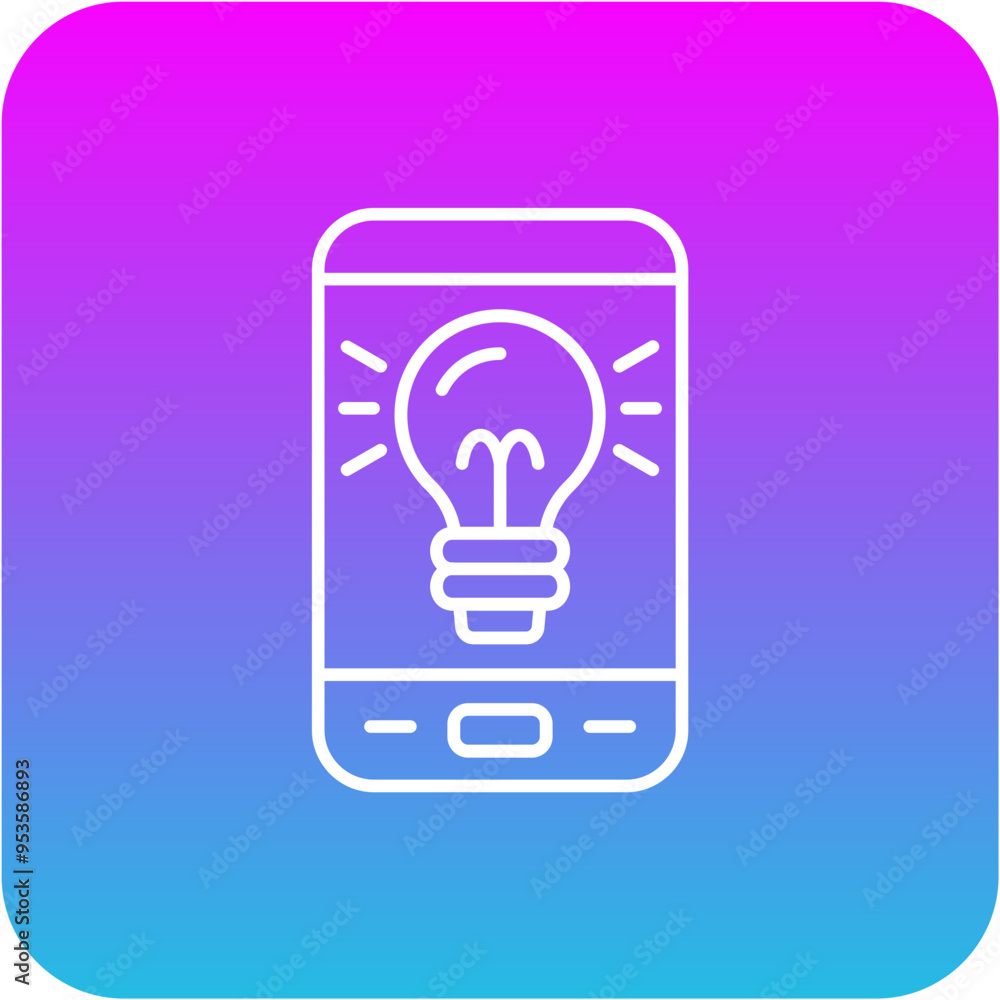 Smartphone idea Icon Smartphone idea Icon