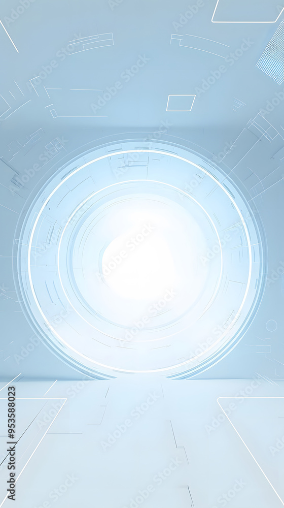 Obraz premium Abstract blue swirl background