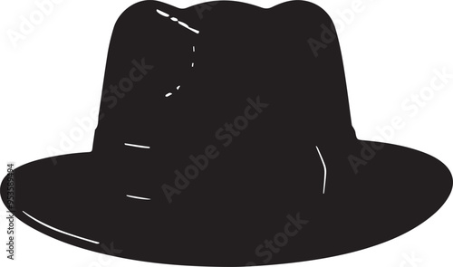 Hat silhouette vector illustration  design