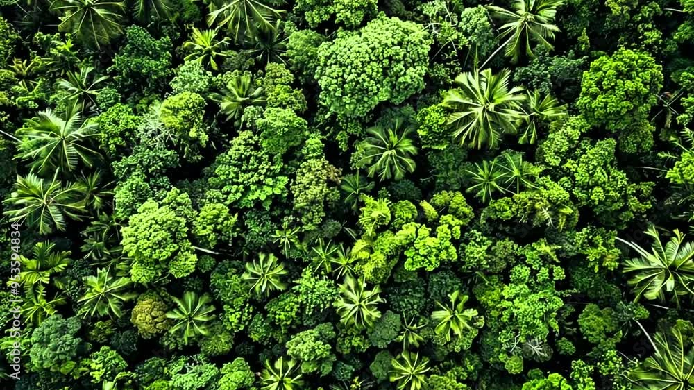 The Lush Beauty of the Forest Canopy footage