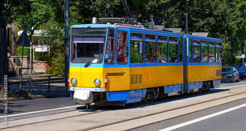 Fotografie Gotha, Thüringen, Strassenbahn