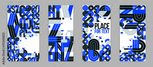 Modern abstract covers of b...