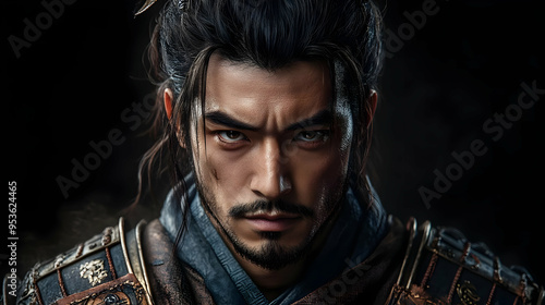 A close-up portrait of a sa...
