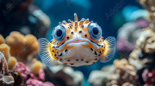 A close-up portrait of a sp...