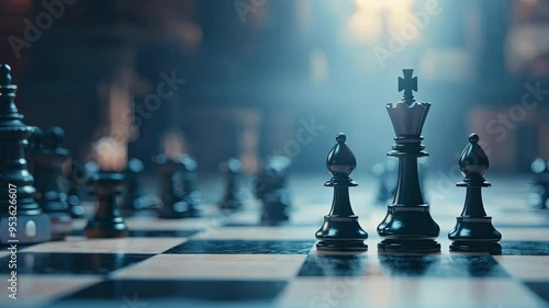 Wallpaper Mural Abstract Chessboard Background with Bold Contrast Torontodigital.ca